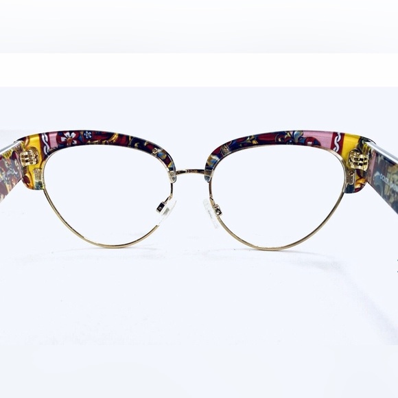 Dolce & Gabbana Black/Gold Cats Eye Glasses Italy DG3247 3033 53 16 140 - Picture 5 of 16